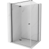Mexen Mist-F kabina prysznicowa składana lewa 105 x 95 cm, transparent, gun gray szczotkowany - 8A6T-105-095-66-00-L