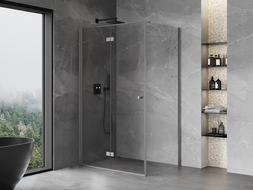 Mexen Mist-F kabina prysznicowa składana lewa 100 x 120 cm, transparent, gun metal - 8A6T-100-120-95-00-L