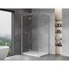 Mexen Mist-F kabina prysznicowa składana lewa 90 x 110 cm, transparent, nikiel szczotkowany - 8A6T-090-110-97-00-L