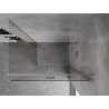 Mexen Mist-F kabina prysznicowa składana prawa 105 x 85 cm, transparent, nikiel szczotkowany - 8A6T-105-085-97-00-P