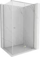 Mexen Mist-F kabina prysznicowa składana prawa 80 x 90 cm, transparent, nikiel szczotkowany - 8A6T-080-090-97-00-P