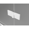 Mexen Mist-F Duo kabina prysznicowa składana lewa 95 x 70 cm, transparent, biała - 8A6-095L-070P-20-00