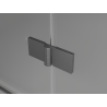 Mexen Mist-F Duo kabina prysznicowa składana prawa 70 x 75 cm, transparent, gun gray szczotkowany - 8A6-070L-075P-66-00