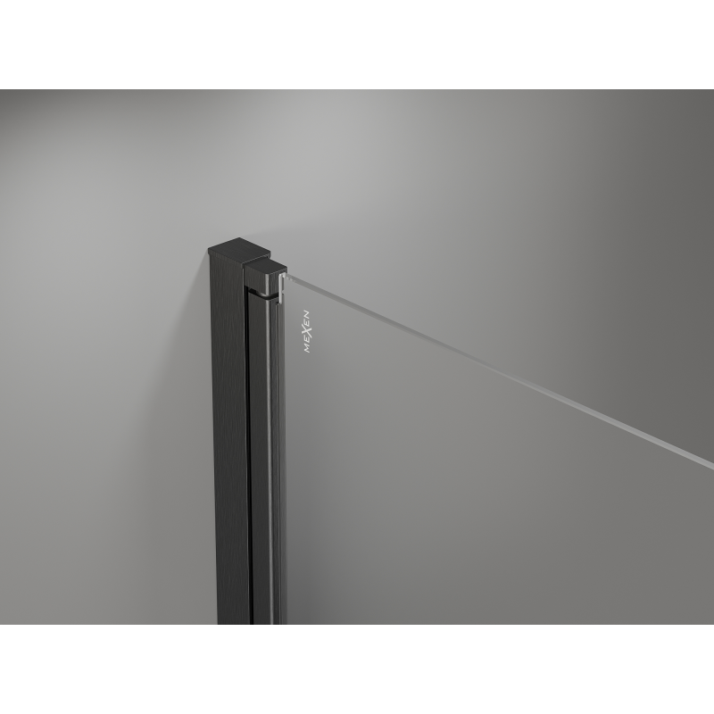 Mexen Mist-F Duo kabina prysznicowa składana lewa 90 x 85 cm, transparent, gun gray szczotkowany - 8A6-090L-085P-66-00