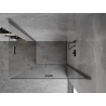 Mexen Mist-F Duo kabina prysznicowa składana prawa 90 x 100 cm, transparent, gun gray szczotkowany - 8A6-090L-100P-66-00