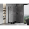 Mexen Mist-F Duo kabina prysznicowa składana prawa 95 x 120 cm, transparent, gun gray szczotkowany - 8A6-095L-120P-66-00