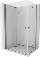 Mexen Mist-F Duo kabina prysznicowa składana lewa 120 x 90 cm, transparent, gun metal - 8A6-120L-090P-95-00