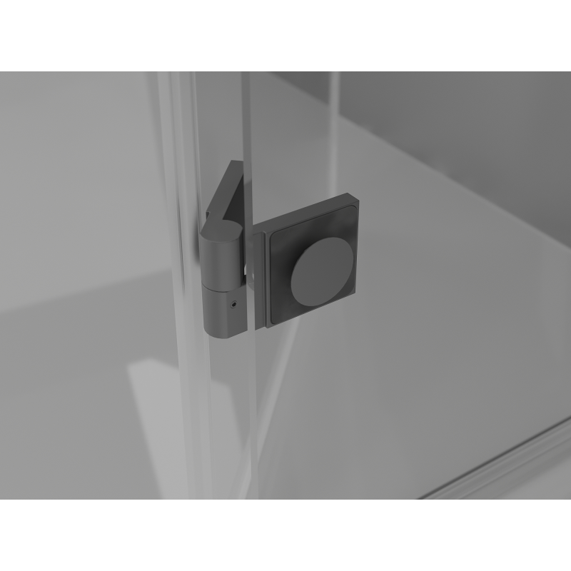 Mexen Mist-F Duo kabina prysznicowa składana 100 x 100 cm, transparent, gun metal - 8A6-100L-100P-95-00