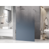 Mexen Kioto ścianka prysznicowa Walk-in 70 x 200 cm, ombre niebieska 8 mm, chrom - 800-070-101-01-46