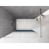 Mexen Kioto ścianka prysznicowa Walk-in 70 x 200 cm, ombre niebieska 8 mm, chrom - 800-070-101-01-46