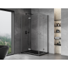 Mexen Mist-F Duo kabina prysznicowa składana lewa 120 x 115 cm, transparent, gun metal - 8A6-120L-115P-95-00