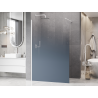 Mexen Kioto ścianka prysznicowa Walk-in 70 x 200 cm, ombre niebieska 8 mm, biała - 800-070-101-20-46