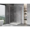 Mexen Mist-F Duo kabina prysznicowa składana lewa 110 x 85 cm, transparent, nikiel szczotkowany - 8A6-110L-085P-97-00