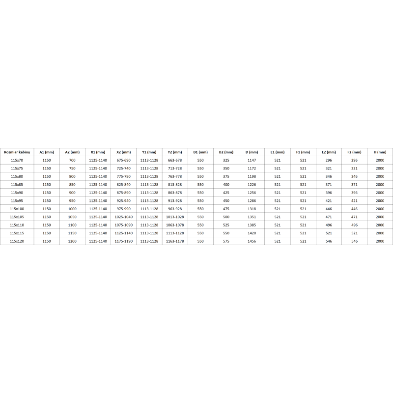 Mexen Mist-F Duo kabina prysznicowa składana lewa 115 x 90 cm, transparent, nikiel szczotkowany - 8A6-115L-090P-97-00