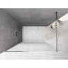 Mexen Kioto ścianka prysznicowa Walk-in 150 x 200 cm, ombre biała 8 mm, chrom - 800-150-101-01-86