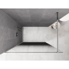 Mexen Kioto ścianka prysznicowa Walk-in 70 x 200 cm, ombre czarna 8 mm, chrom - 800-070-101-01-76