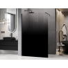 Mexen Kioto ścianka prysznicowa Walk-in 70 x 200 cm, ombre czarna 8 mm, czarna - 800-070-101-70-76