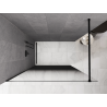 Mexen Kioto ścianka prysznicowa Walk-in 80 x 200 cm, ombre czarna 8 mm, czarna - 800-080-101-70-76