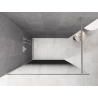 Mexen Kioto ścianka prysznicowa Walk-in 70 x 200 cm, ombre czarna 8 mm, nikiel szczotkowany - 800-070-101-97-76