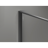 Mexen Kioto ścianka prysznicowa Walk-in 100 x 200 cm, crackle grafit 12 mm, gun metal - 800-100-101-95-44-X