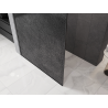 Mexen Kioto ścianka prysznicowa Walk-in 70 x 200 cm, crackle grafit 12 mm, gun metal - 800-070-101-95-44-X