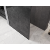 Mexen Kioto ścianka prysznicowa Walk-in 80 x 200 cm, crackle grafit 12 mm, gun metal - 800-080-101-95-44-X
