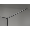 Mexen Kioto ścianka prysznicowa Walk-in 130 x 200 cm, crackle grafit 12 mm, gun metal - 800-130-101-95-44-X