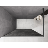 Mexen Kioto ścianka prysznicowa Walk-in 80 x 200 cm, crackle grafit 12 mm, gun metal - 800-080-101-95-44-X