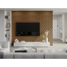 Mexen Lam-SF 01 lamele ścienne akustyczne 280 x 30 cm, filc 9 mm, fornir techniczny, Dąb Natural - S106-280-01-042
