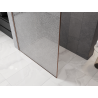 Mexen Kioto ścianka prysznicowa Walk-in 70 x 200 cm, crackle transparent 12 mm, miedź szczotkowana - 800-070-101-65-04-X