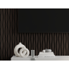 Mexen Lam-SF 26 lamele ścienne akustyczne 280 x 30 cm, filc 9 mm, fornir techniczny, Czarny Dąb - S106-280-26-046