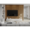 Mexen Lam-F Slim 01 lamele ścienne akustyczne 280 x 36,5 cm, filc 9 mm, fornir techniczny, Dąb Natural - S107-280-01-042