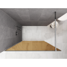 Mexen Kioto ścianka prysznicowa Walk-in 100 x 200 cm, brąz 8 mm, chrom - 800-100-101-01-32
