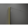 Mexen Kioto ścianka prysznicowa Walk-in 100 x 200 cm, brąz 8 mm, złota - 800-100-101-50-32