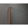 Mexen Kioto ścianka prysznicowa Walk-in 140 x 200 cm, brąz 8 mm, miedź szczotkowana - 800-140-101-65-32