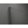 Mexen Kioto ścianka prysznicowa Walk-in 110 x 200 cm, brąz 8 mm, gun gray szczotkowany - 800-110-101-66-32