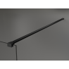 Mexen Kioto ścianka prysznicowa Walk-in 80 x 200 cm, brąz 8 mm, czarna - 800-080-101-70-32