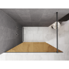 Mexen Kioto ścianka prysznicowa Walk-in 130 x 200 cm, brąz 8 mm, gun metal - 800-130-101-95-32