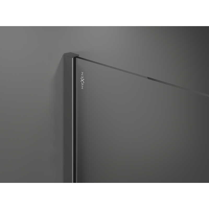 Mexen Kioto ścianka prysznicowa Walk-in 130 x 200 cm, brąz 8 mm, gun metal - 800-130-101-95-32