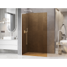 Mexen Kioto L ścianka prysznicowa Walk-in 110 x 200 cm, brąz, biała - 800-110-103-20-32