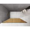 Mexen Kioto L ścianka prysznicowa Walk-in 80 x 200 cm, brąz, złota - 800-080-103-50-32