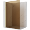 Mexen Kioto L ścianka prysznicowa Walk-in 80 x 200 cm, brąz, złota - 800-080-103-50-32