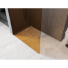 Mexen Kioto L ścianka prysznicowa Walk-in 70 x 200 cm, brąz, czarna - 800-070-103-70-32