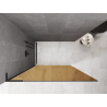 Mexen Kioto L ścianka prysznicowa Walk-in 70 x 200 cm, brąz, czarna - 800-070-103-70-32