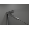 Mexen Kioto L ścianka prysznicowa Walk-in 90 x 200 cm, brąz, gun metal - 800-090-103-95-32