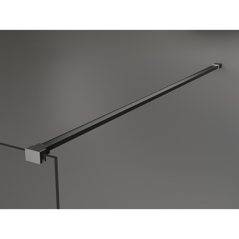 Mexen Kioto ścianka prysznicowa wolnostojąca 140 x 200 cm, brąz 8 mm, gun metal - 800-140-002-95-32