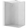 Mexen Kioto ścianka prysznicowa Walk-in 70 x 200 cm, transparent 8 mm, chrom - 800-070-101-01-00
