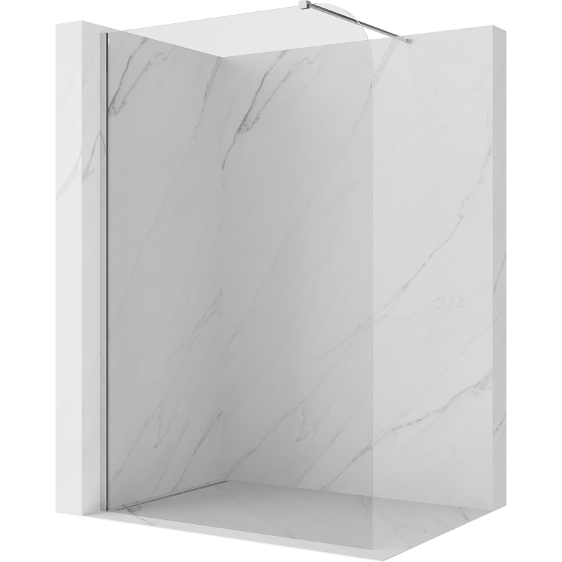 Mexen Kioto-P ścianka prysznicowa Walk-in 100 x 200 cm, transparent 8 mm, chrom - 800-100-101-01-00-P