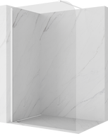 Mexen Kioto-P ścianka prysznicowa Walk-in 100 x 200 cm, transparent 8 mm, biała - 800-100-101-20-00-P