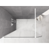 Mexen Kioto-P ścianka prysznicowa Walk-in 130 x 200 cm, transparent 8 mm, biała - 800-130-101-20-00-P